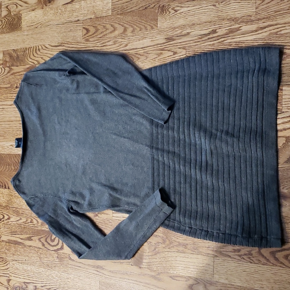 (S) Alison Sheri Viscose Blend Knit Sweater Dress Cozy Casual Comfortable - Picture 8 of 8